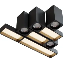 Modular lighting instruments qbini set